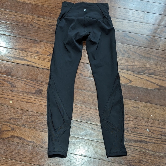 Lululemon Wunder Under High-Rise Tight *Mesh 28" Black - Picture 6 of 9